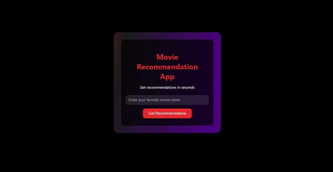 Movie Recommendation System